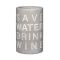 Rader Wine Cooler In Concrete With Words Save Water Drink Wine - RA10404