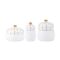 Rader Bowls In Porcelain With Gold Detail Set of 3pcs - RA15680