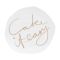 Rader Plate In Porcelain Plate With "Cake It Easy" Words Small Size - RA15694