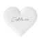 Rader Plate In Porcelain Heart Shaped With Words C'est La Vie - RA17017