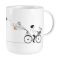 Rader Coffee Mug Or Tea Cup In Porcelain Biking Design - RA17295