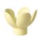 Rader Candle Holder In Porcelain Flower Design In Yellow - RA51577