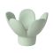 Rader Candle Holder In Porcelain Flower Design In Green - RA51579