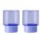 Remember Drinking Glasses Made From Borosilicate Glass Jill Design In Blue Set of 2 - REGL22