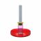 Remember Candle Holder In Tough Borosilicate Glass Lucy Design In Red With Damaged Box (Non Returnable) - REKH60Z1