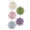 Set of 5 Colourful Felt Snowflakes - EN102222