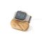 Bosign Apple Watch Charging Station Tetra Nightstand In Solid Oiled Olive Wood - B262687