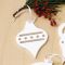 Arctic White Finial Bauble Tree Ornament - 8821906
